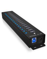 ICY BOX IB-HUB1717-U3 USB 3.2 Gen 1 (3.1 Gen 1) Type-A 5000 Mbit/s Zwart
