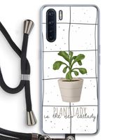 Kamerplant op vensterruit: Oppo A91 Transparant Hoesje met koord