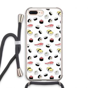 Sushi time: iPhone 7 PLUS Transparant Hoesje met koord