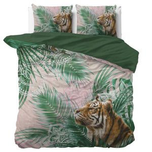 Dreamhouse Dekbedovertrek Tiger Woods Green-2-persoons (200 x 200/220 cm)