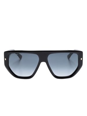 DSQUARED2 EYEWEAR lunettes de soleil Hype à monture pilote - Noir