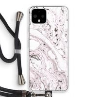 Mengelmoes: Pixel 4 Transparant Hoesje met koord