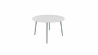 Tafel 9311 rond - 80 cm. - Alu - Wit - Aluminium