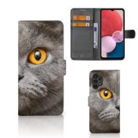 Telefoonhoesje | Met pasjeshouder | Samsung Galaxy A13 (4G) Britse Korthaar