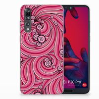 Huawei P20 Pro Hoesje maken Swirl Pink