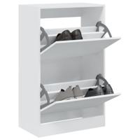 VidaXL Schoenenkast 60x34x96,5 cm bewerkt hout wit