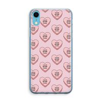 Chicks before dicks: iPhone XR Transparant Hoesje