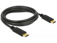 Delock 83324 USB 2.0-kabel Type-C naar Type-C 2 m PD 5 A E-Marker - thumbnail