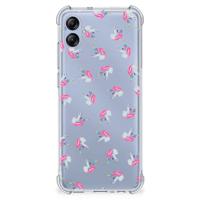 Doorzichtige Silicone Hoesje voor Samsung Galaxy A04e Unicorns Doorzichtige Silicone Hoesje voor Samsung Galaxy A04e Unicorns