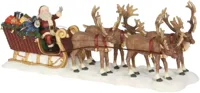 Luville Schneewald Santa reindeer sledge