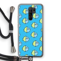 Visjes: Xiaomi Redmi 9 Transparant Hoesje met koord