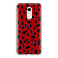 Red Leopard: Xiaomi Redmi 5 Transparant Hoesje