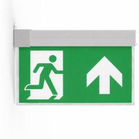 LED Noodverlichting - Pragmi Gliss - Pendelset - 40cm - Wit - Kunststof