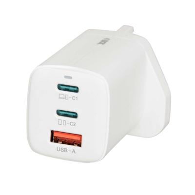 iBOX C-65 Wit, GaN 65W universele oplader Britse stekker
