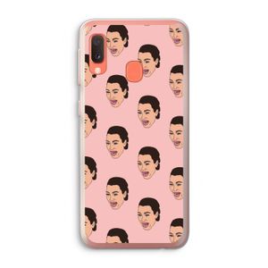 Ugly Cry Call: Samsung Galaxy A20e Transparant Hoesje