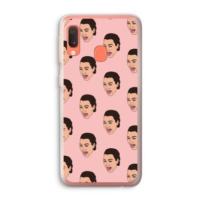 Ugly Cry Call: Samsung Galaxy A20e Transparant Hoesje