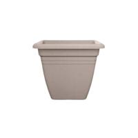 Pot mediter.quadro d30 cm warm taupe - Florus