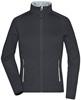 James & Nicholson JN763 Ladies´ Stretchfleece Jacket - Black/Silver-(Solid) - XXL