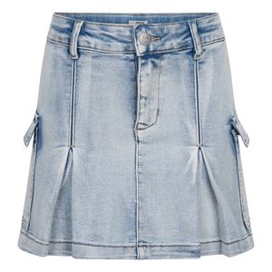 Indian Blue Jeans Meisjes spijkerrokje cargo - Licht denim