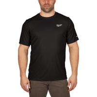 Milwaukee WW SS BL L T-shirt WORKSKIN™ Warm weather short sleeve black L - 4932493065