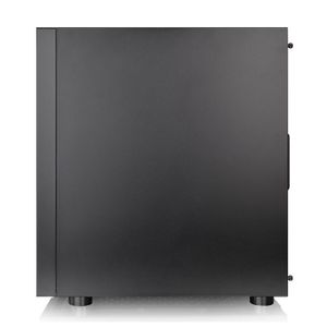 Thermaltake H100 TG Midi-tower PC-behuizing Zwart 1 voorgeïnstalleerde ventilator, Zijvenster