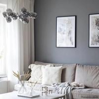 Hanglamp &apos;Splendor&apos; By Rydens smoke glas modern g9 fitting 580mm