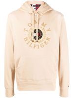 Tommy Hilfiger hoodie à logo brodé - Tons neutres