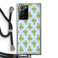 Bananas: Samsung Galaxy Note 20 Ultra / Note 20 Ultra 5G Transparant Hoesje met koord