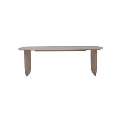 NOGA Syko eettafel 200x100 cm eiken Sand KES onderstel