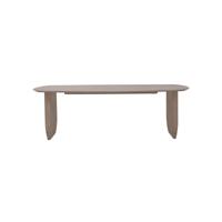 NOGA Syko eettafel 200x100 cm eiken Sand KES onderstel