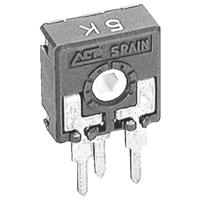 ACP CA9MH2,5-50KA2020 Koolstoffilmtrimmer Lineair 0.15 W 50 kΩ 1 stuk(s)