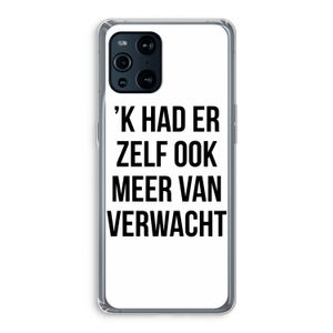 Meer verwacht: Oppo Find X3 Transparant Hoesje