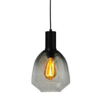 Masterlight Hanglamp zwartPorto met Nicolette green glas - Ø 20cm - 2710-05-05-14