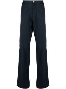 Versace Pre-Owned pantalon droit en coton mélangé (années 2000) - Bleu