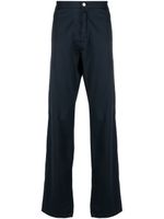 Versace Pre-Owned pantalon droit en coton mélangé (années 2000) - Bleu