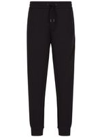 Armani Exchange pantalon de jogging à lien de resserrage - Noir