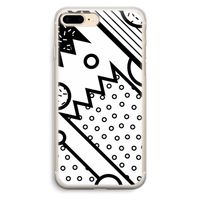 Pop Art #4: iPhone 7 Plus Transparant Hoesje