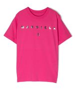 MM6 Maison Margiela Kids t-shirt à logo imprimé - Rose - thumbnail