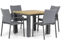 Lifestyle Rome/Veneto 95 cm dining tuinset 5-delig - thumbnail