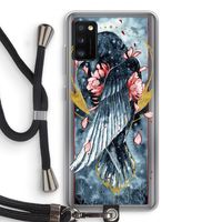 Golden Raven: Samsung Galaxy A41 Transparant Hoesje met koord