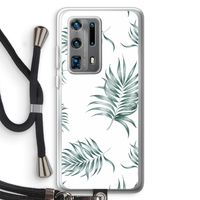 Simple leaves: Huawei P40 Pro Plus Transparant Hoesje met koord