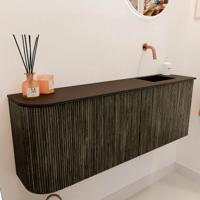 Toiletmeubel Mondiaz Joya | 111.6 cm | Meubelkleur Shadow | Faye wastafel Urban Rechts | Zonder kraangat(en) Toiletmeubel Mondiaz Joya | 111.6 cm | Meubelkleur Shadow | Faye wastafel Urban Rechts | Zonder kraangat(en)