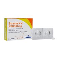 Strantel Kat 230/20 mg - 2 tabletten - thumbnail