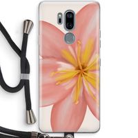 Pink Ellila Flower: LG G7 Thinq Transparant Hoesje met koord