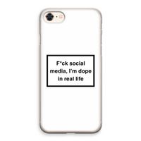 I'm dope: iPhone 8 Transparant Hoesje