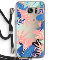 Tropisch: Samsung Galaxy S7 Transparant Hoesje met koord