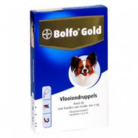 Bolfo Gold 40 hond vlooiendruppels 2 pipetten - thumbnail