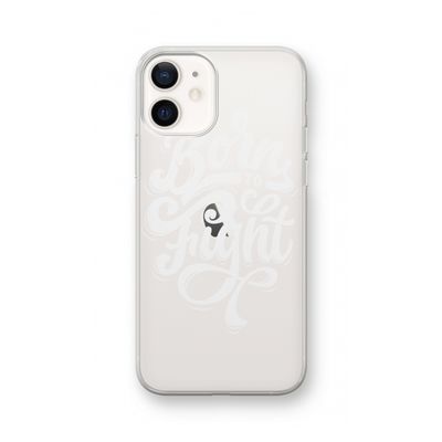 Born to Fight: iPhone 12 Transparant Hoesje