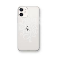 Born to Fight: iPhone 12 Transparant Hoesje