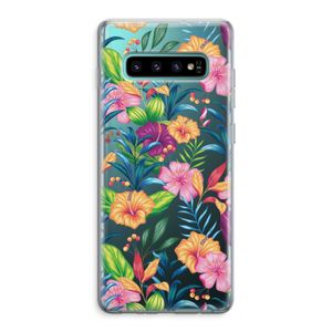 Tropisch 2: Samsung Galaxy S10 Plus Transparant Hoesje